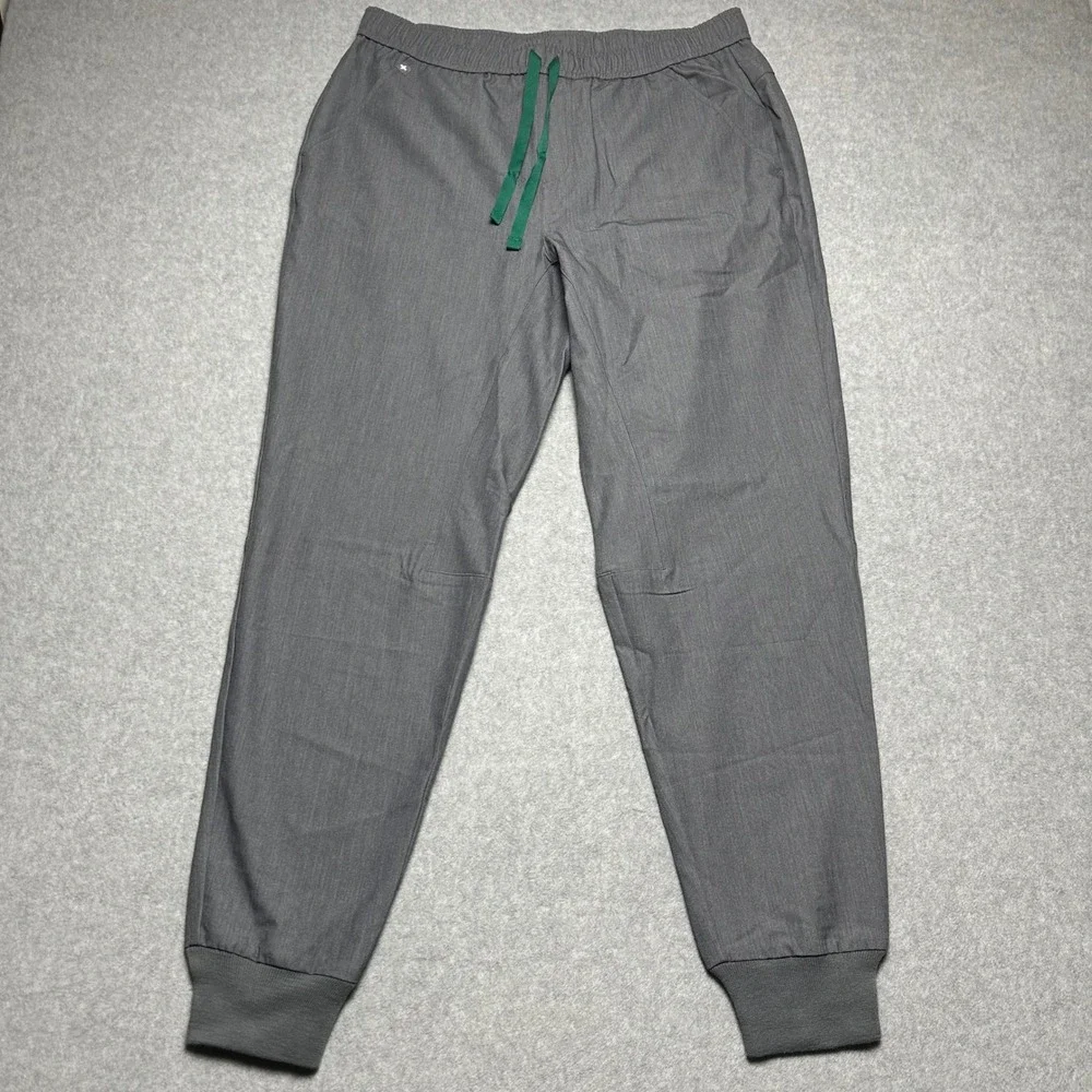 FIGS Mens Zamora Jogger Scrub Pants Graphite Grey Size L PO#2584